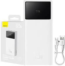 Baseus Fast Charging Power Bank 30000mAh 22.5W Star-Lord Digital Display – White Color